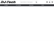 Tablet Screenshot of dj-tech.com